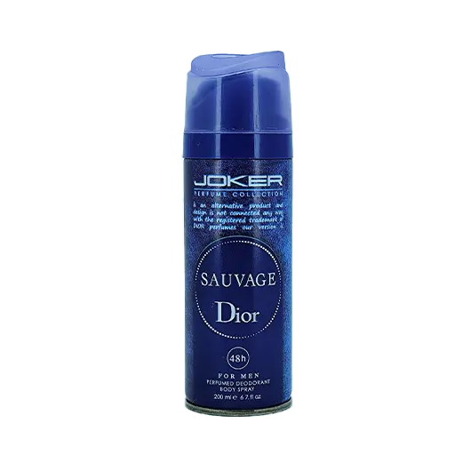 اسپري خوشبو كننده بدن مردانه جوکر مدل Sauvage Dior حجم 200 ميلي ليتر