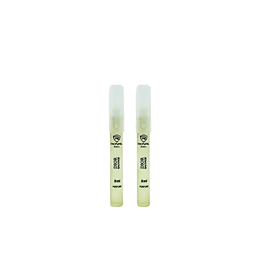 پرفیوم خودکاری شیشه ای مات رویال حجم 8 میلی لیتر بسته 2 عددی رایحه dior sauvage