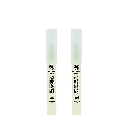 پرفیوم خودکاری شیشه ای مات رویال حجم 8 میلی لیتر بسته 2 عددی رایحه fleur narcotique