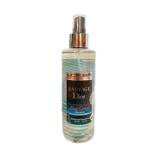 بادی اسپلش مردانه جوکر رایحه sauvage dior حجم 250 میلی لیتر