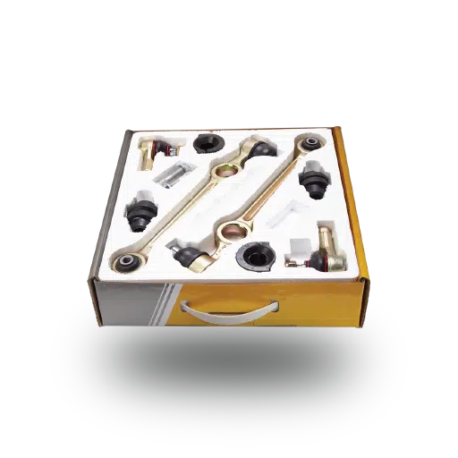 ست قطعات جلوبندی پراید وانت اسفورتی با طبق لاستیکی 1041200508