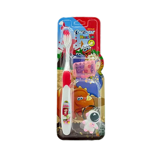 مسواک کودک کانفیدنت مدل honey teeth gift برس متوسط
