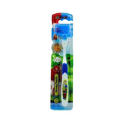 مسواک کودک کانفیدنت مدل honey teeth برس متوسط