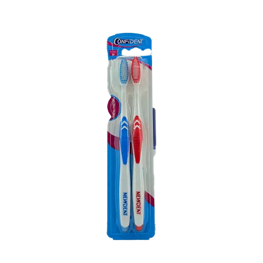 مسواک کانفیدنت مدل turbo twin fresh برس متوسط