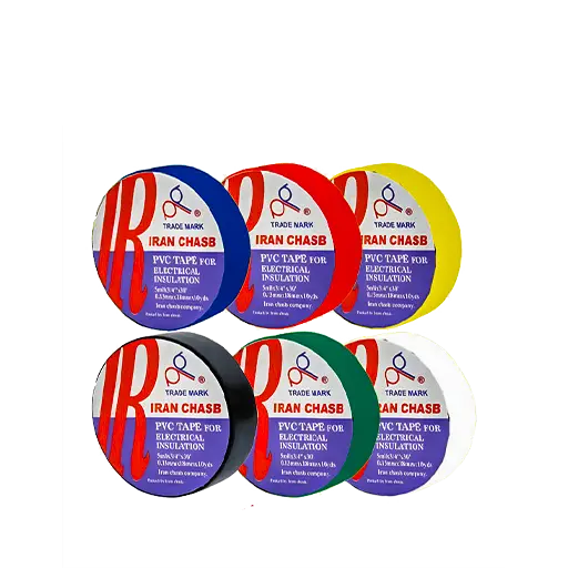 چسب برق ایران چسب مدل رنگی بسته 6 عددی