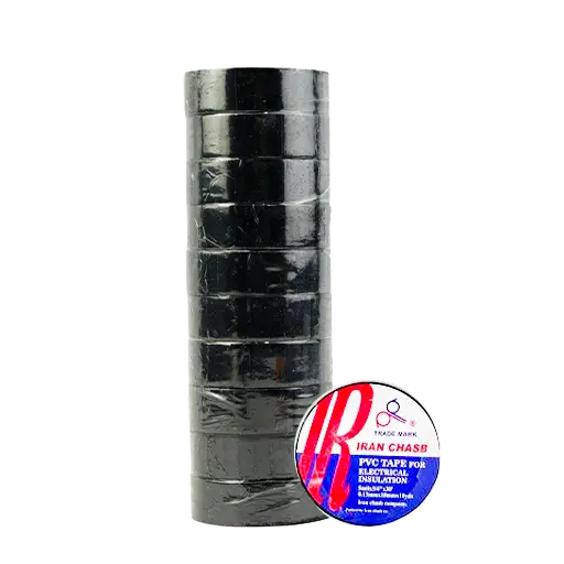 چسب برق ایران چسب رنگ مشکی بسته 10 عددی