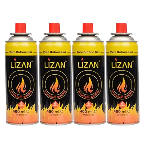 کپسول گاز مسافرتی لیزان بسته 4 عددی