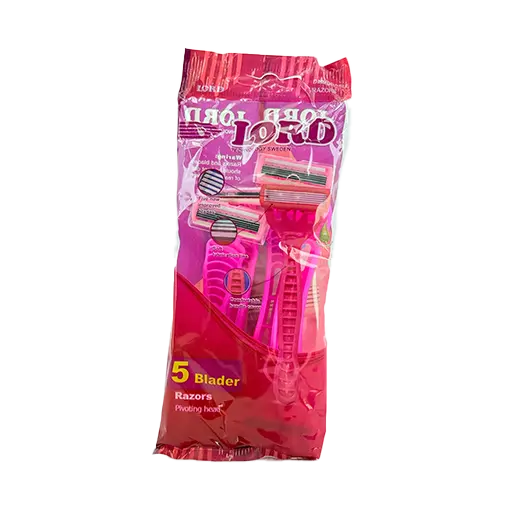 خودتراش ۵ لبه زنانه لرد بسته ۴ عددی