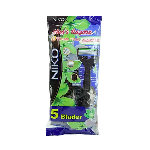 خودتراش ۵ لبه مردانه نیکو بسته ۴ عددی