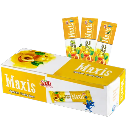 لواشک ماکسیس مدل شلاقی طعم زردآلو