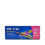 زیپ کیپ متوسط زیگ زاگ بسته 30 عددی