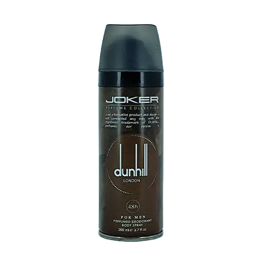 اسپری خوشبو کننده بدن مردانه جوکر مدل DUNHIL حجم 200 میلی لیتر