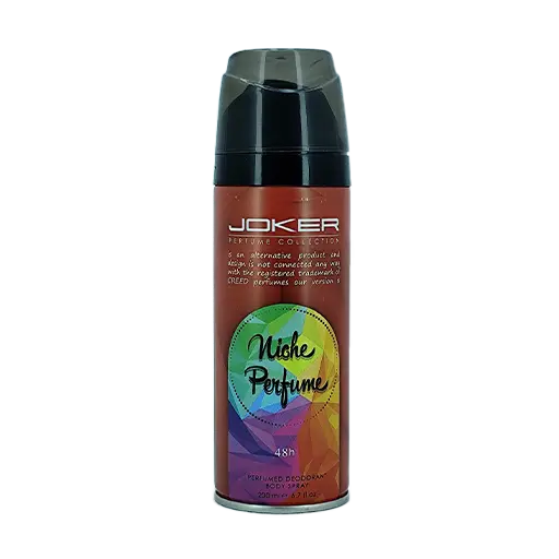 اسپري خوشبو كننده بدن جوکر مدل Niche حجم 200 ميلي ليتر