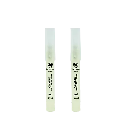 پرفیوم خودکاری شیشه ای مات رویال حجم 8 میلی لیتر بسته 2 عددی رایحه coco mademoiselle