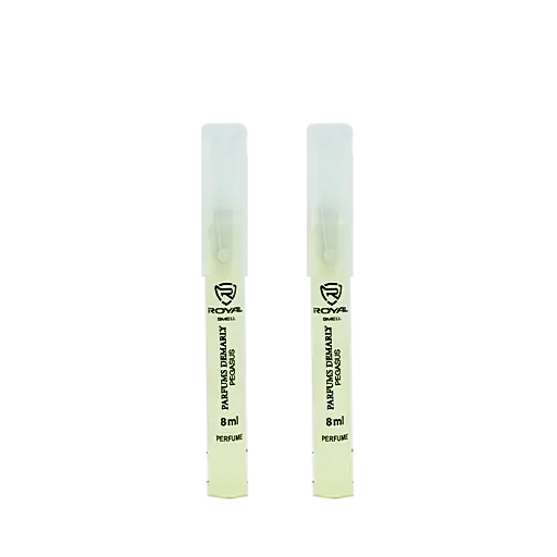 پرفیوم خودکاری شیشه ای مات رویال حجم 8 میلی لیتر بسته 2 عددی رایحه pegasus