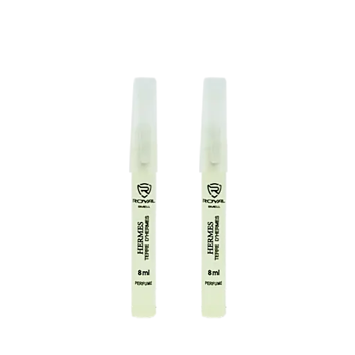 پرفیوم خودکاری شیشه ای مات رویال حجم 8 میلی لیتر بسته 2 عددی رایحه hermes