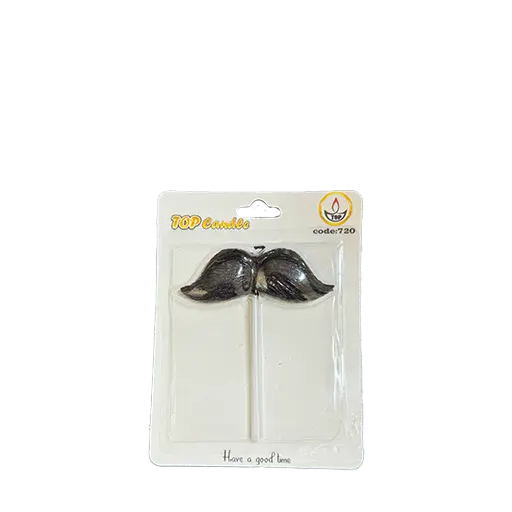 شمع تولد تاپ کندل طرح سیبیل