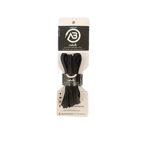 بند کفش تخت عالی بافت 100% پلی استر عرض 5 میلی متر