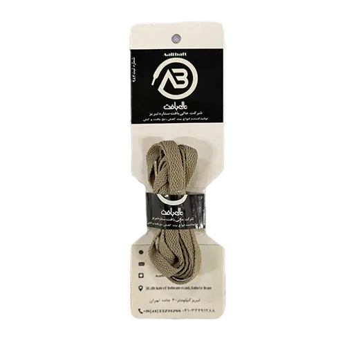 بند کفش تخت عالی بافت مدل نساجی 100% پلی استر عرض 7 میلی متر