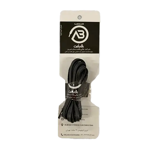 بند کفش تخت عالی بافت مدل شیطانکی ویسکوز عرض 4 میلی متر