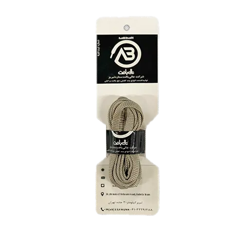 بند کفش تخت عالی بافت مدل سوزنی 100% پلی استر عرض 6 میلی متر