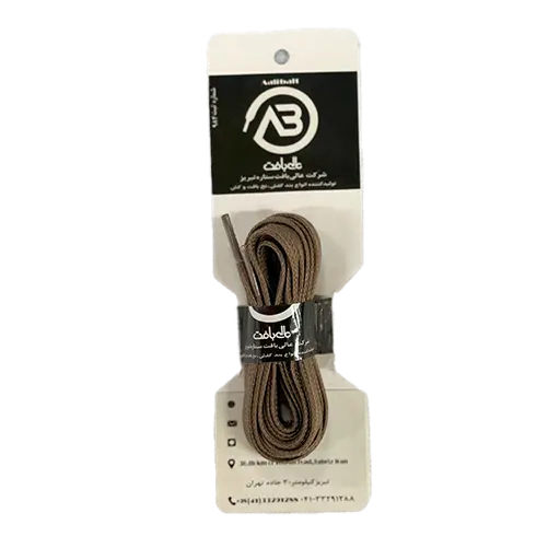 بند کفش تخت عالی بافت مدل شیطانکی 100% پنه عرض 6 میلی متر