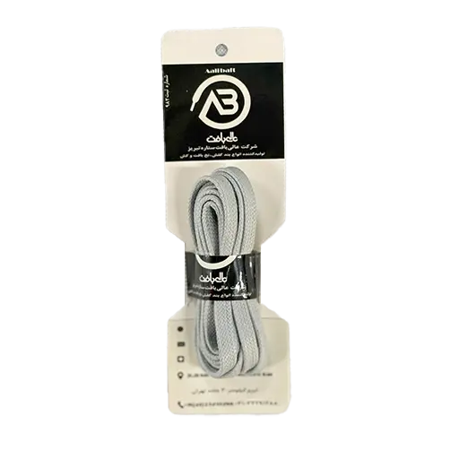 بند کفش تخت عالی بافت مدل شیطانکی 100% پنبه عرض 8 میلی متر