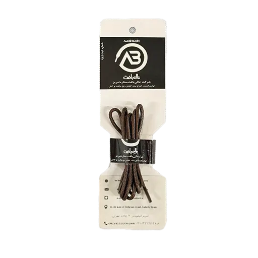 بند کفش قیطانی عالی بافت مدل 100% پلی استر نمره 1/5