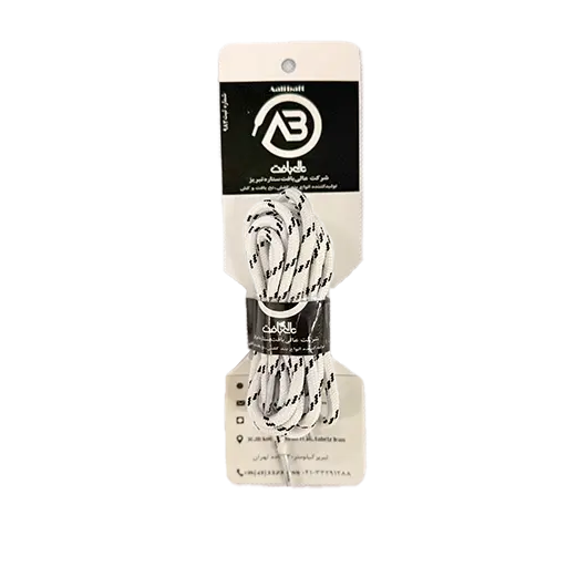 بند کفش گرد عالی بافت مدل اکو 100% پلی استر نمره 5