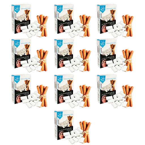 تنباکو آدامس دارچین آرسس بسته 10 عددی