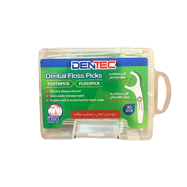 نخ دندان کمانی دنتک بسته 30 عددی