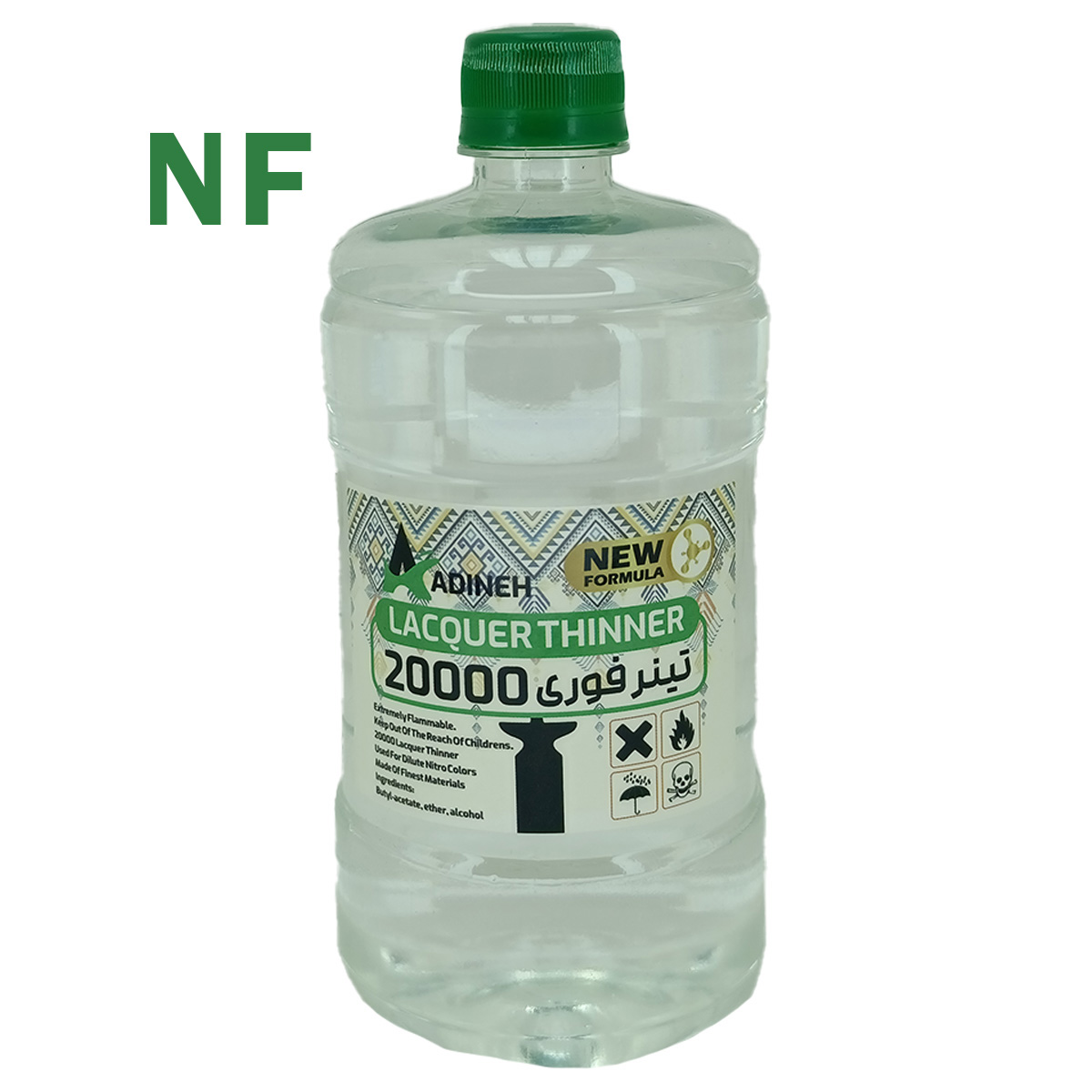 تینر فوری ۲۰۰۰۰ آدینه ۱ لیتری NF